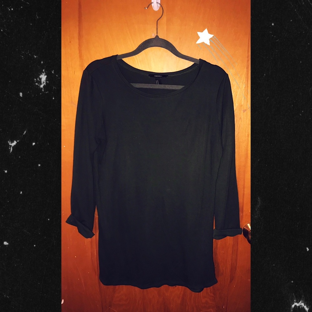 olive green long sleeve tshirt dress
